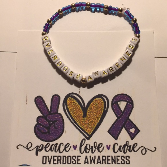 Overdose Awareness Bracelet - Picture 1 of 2